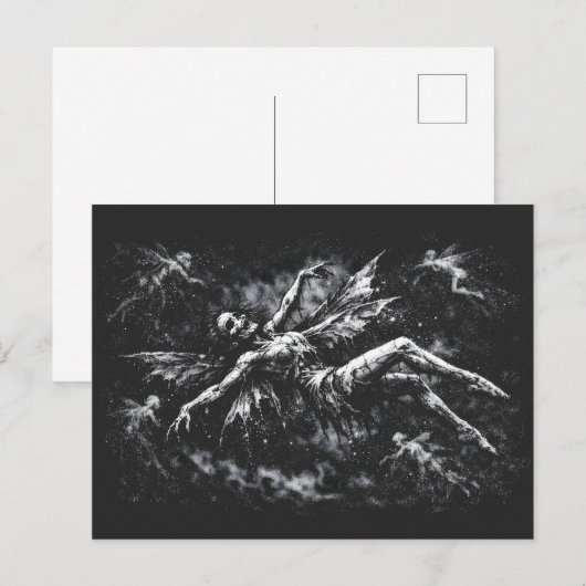 Dode fee door BurnsInHell Briefkaart (Voorkant / Achterkant)