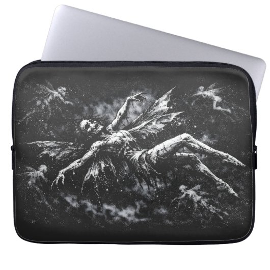 Dode fee door BurnsInHell Laptop Sleeve (Voorkant)