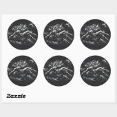 Dode fee door BurnsInHell Ronde Sticker (Vel)