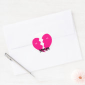 Dode gebroken hart sticker (Envelop)