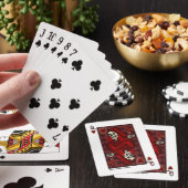 Dode Hartendame Pokerkaarten (Insitu)