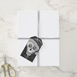 DODE HOOFD SANTA SKULL, CHRISTMAS SKELETON HUMOR CADEAULABEL