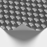 DODE HOOFD SANTA SKULL, CHRISTMAS SKELETON HUMOR CADEAUPAPIER<br><div class="desc">PERFECT FOR SKELLY LOVERS. KLEINE,  WREATH EN PEPPERMINTS WRAPPERPAPIER *Pas aan ... .Zoek overeenkomende items Susan Brack-Design</div>