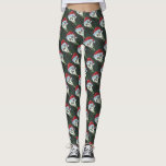 DODE HOOFD SANTA SKULL, CHRISTMAS SKELETON HUMOR LEGGINGS<br><div class="desc">PERFECT FOR SKELLY LOVERS. COLORFUL SKULL,  WREATH EN PEPPERMINT LEGGINGS *Pas aan ... .Zoek overeenkomende items Susan Brack-Design</div>