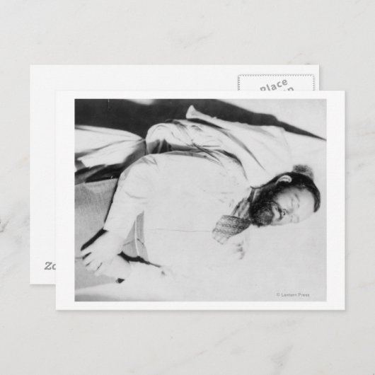 Dode hoofdtekst van het wetsdecreet Jesse James Ph Briefkaart (Voorkant / Achterkant)