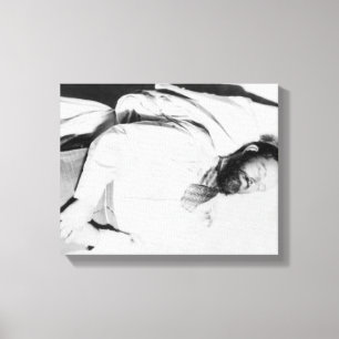 Dode hoofdtekst van het wetsdecreet Jesse James Ph Canvas Afdruk
