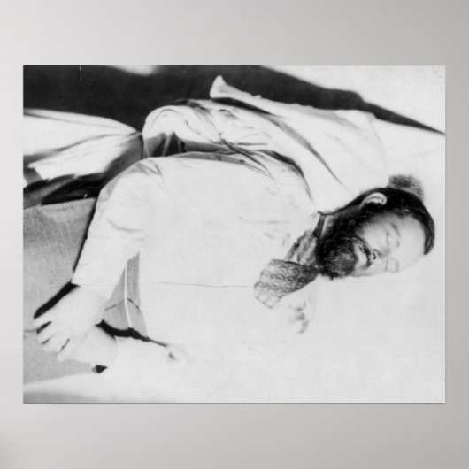 Dode hoofdtekst van het wetsdecreet Jesse James Ph Poster (Voorkant)