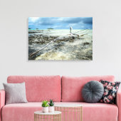 Dode hout in de Pacific canvas print (Insitu (Woonkamer))