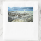 Dode houtsoorten in de Pacifische rechthoekige sti Rechthoekige Sticker (Tas)