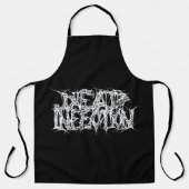 Dode infectiedood metaal schort (Voorkant)