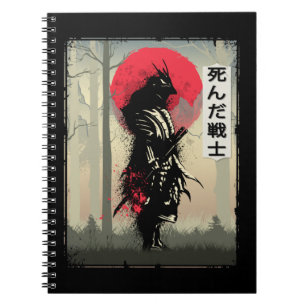Dode Japanse Samurai Warrior Japan Szwaardveer Notitieboek
