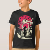 Dode Japanse Samurai Warrior Japan Szwaardveer T-shirt (Voorkant)
