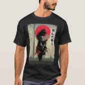 Dode Japanse Samurai Warrior Japan Szwaardveer T-shirt (Voorkant)