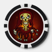 Dode Joker Screwball Graphics Poker Chips (Voorkant)