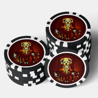Dode Joker Screwball Graphics Poker Chips