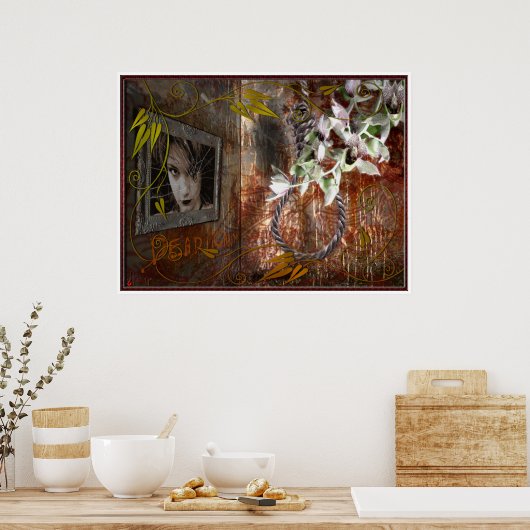 Dode kalm poster (Keuken)