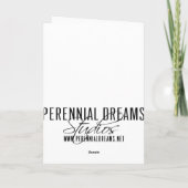 Dode Kerstmis Feestdagen Kaart (Achterkant)