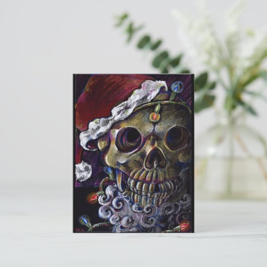 Dode Kerstmis Feestdagenkaart (Staand voorkant)