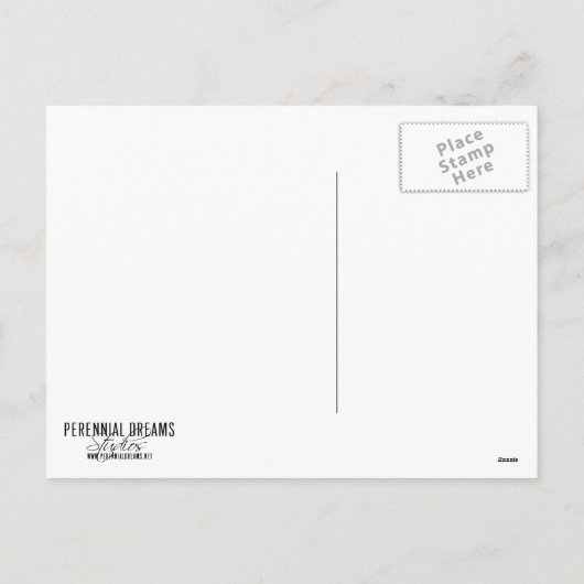 Dode Kerstmis Feestdagenkaart (Achterkant)