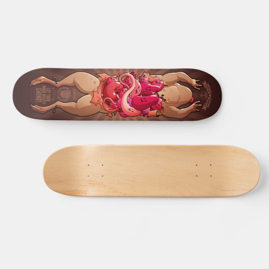 Dode kikker persoonlijk skateboard (Horizontaal)