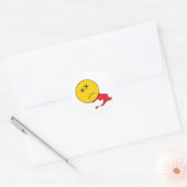 Dode Kop Ronde Sticker (Envelop)