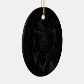 Dode Kraai Keramisch Ornament (Rechts)