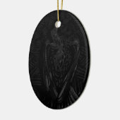 Dode Kraai Keramisch Ornament (Links)