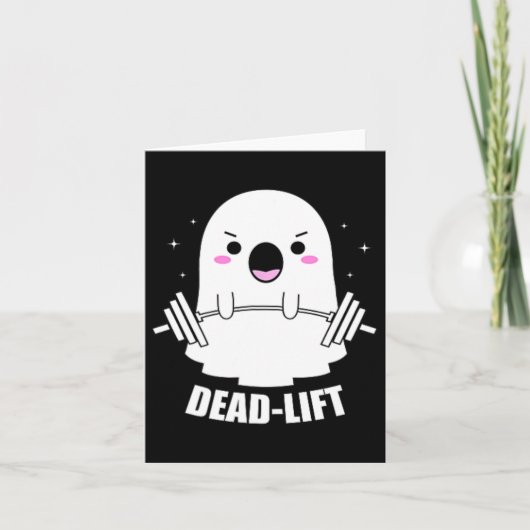 Dode Lift Geest Halloween1 Kaart (Voorkant)