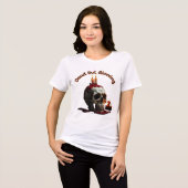 Dode Maar Glanzende Schedel T-shirt – Día de los M (Voorkant volledig)