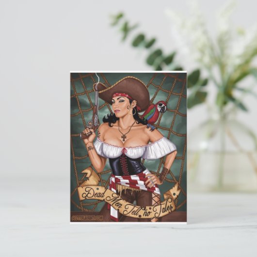 Dode mannen vertellen geen verhalen briefkaart (Staand voorkant)