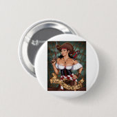 Dode mannen vertellen geen verhalen ronde button 5,7 cm (Voorkant /achterkant)