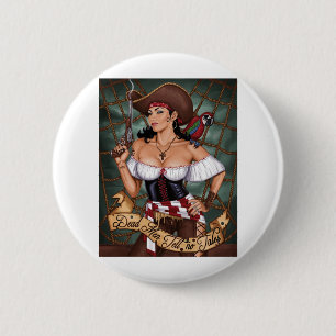 Dode mannen vertellen geen verhalen ronde button 5,7 cm