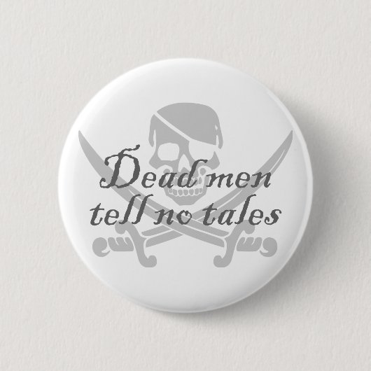 Dode Mannen vertellen geen verkoop Ronde Button 5,7 Cm (Voorkant)