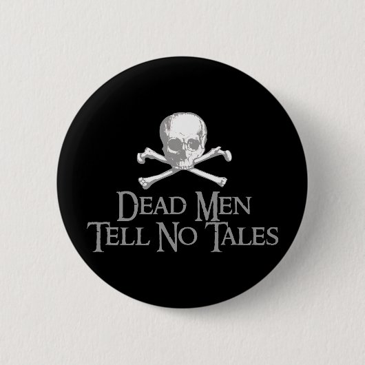 Dode Mannen vertellen geen verkoop Ronde Button 5,7 Cm (Voorkant)