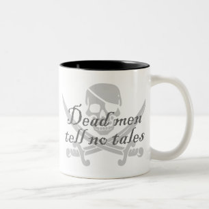 Dode Mannen vertellen geen verkoop Tweekleurige Koffiemok