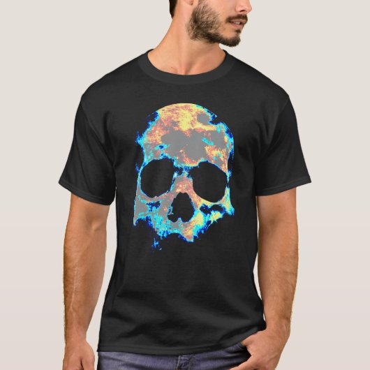 Dode mannetjes Doodskelet Botten Koel Huid T-shirt (Voorkant)