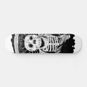 Dode Mexicaanse Mad Mariachi Skull Skateboard (Horizontaal)