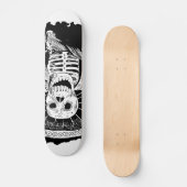 Dode Mexicaanse Mad Mariachi Skull Skateboard (Voorkant)