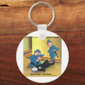 Dode Mime Grappige T-shirts Mokken Kaarten Cadeaus Sleutelhanger (Voorkant)