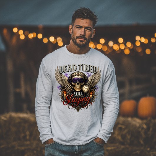 Dode Moe Vermoord Nog Halloween Tri-Blend Shirt