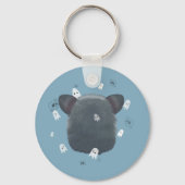 Dode Opossum-sleutelhanger Spoky Geest & Schedel Sleutelhanger (Achterkant)