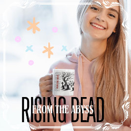 Dode opstaan uit de afgrond koffiemok