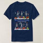 Dode pancreas Diabetes Awareness Dansend Skeleton T-shirt (Design voorkant)