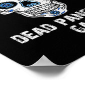 Dode pancreas Gang Skull Diabetes Awareness Poster (Hoek)