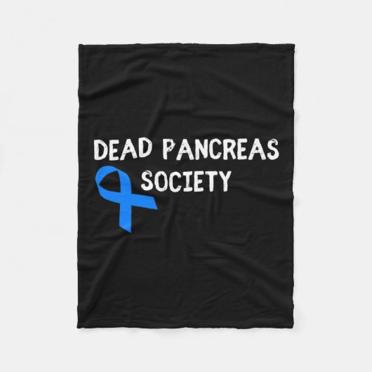Dode pancreas Samenleving Diabetes Awareness Fun D Fleece Deken (Voorkant)