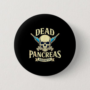 Dode Pancreas Vereniging, Type Eén Diabetes Bewust Ronde Button 5,7 Cm