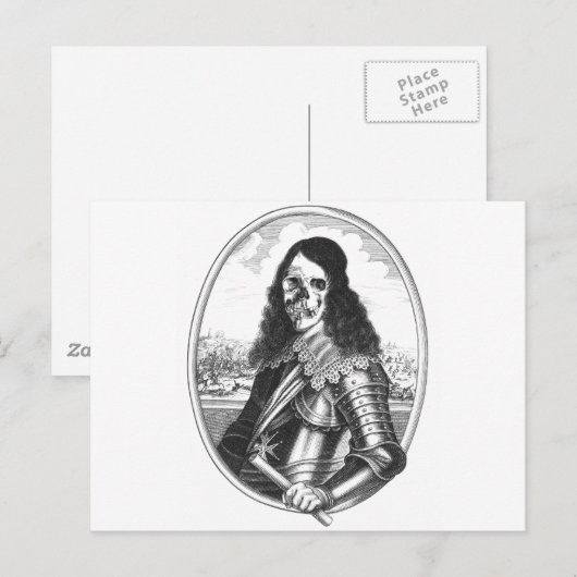 dode piraat briefkaart (Voorkant / Achterkant)