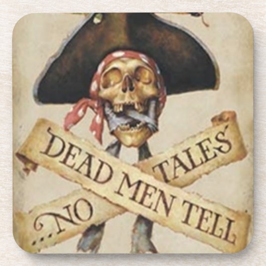 Dode piraten Onderzetters (Voorkant)