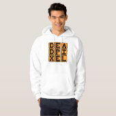 Dode Pixel, Uitgebrand Beeld Hoodie (Voorkant volledig)