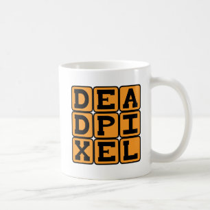 Dode Pixel, Uitgebrand Beeld Koffiemok